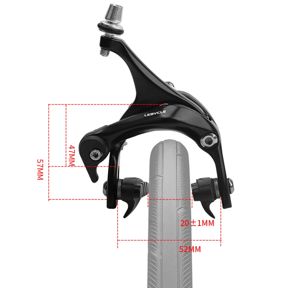 Road Bike Dual Pivot  Calipers  Bicycle Brake Racing  Aluminum  Side  Pull Caliper  Front  Rear Cycling Accessories