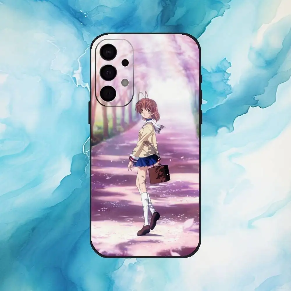 Чехол для телефона C-Clannad Anime для Samsung Galaxy A73, A72, A71, A70, A53, A52, A51, другие мягкие черные чехлы