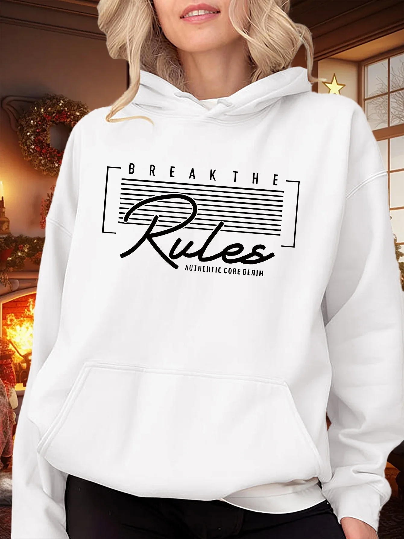 

Graphic Printing Autumn and Winter Pure Cotton Men's and Women's Hoodies Casual Outdoor Street Sports Training Brand Trend