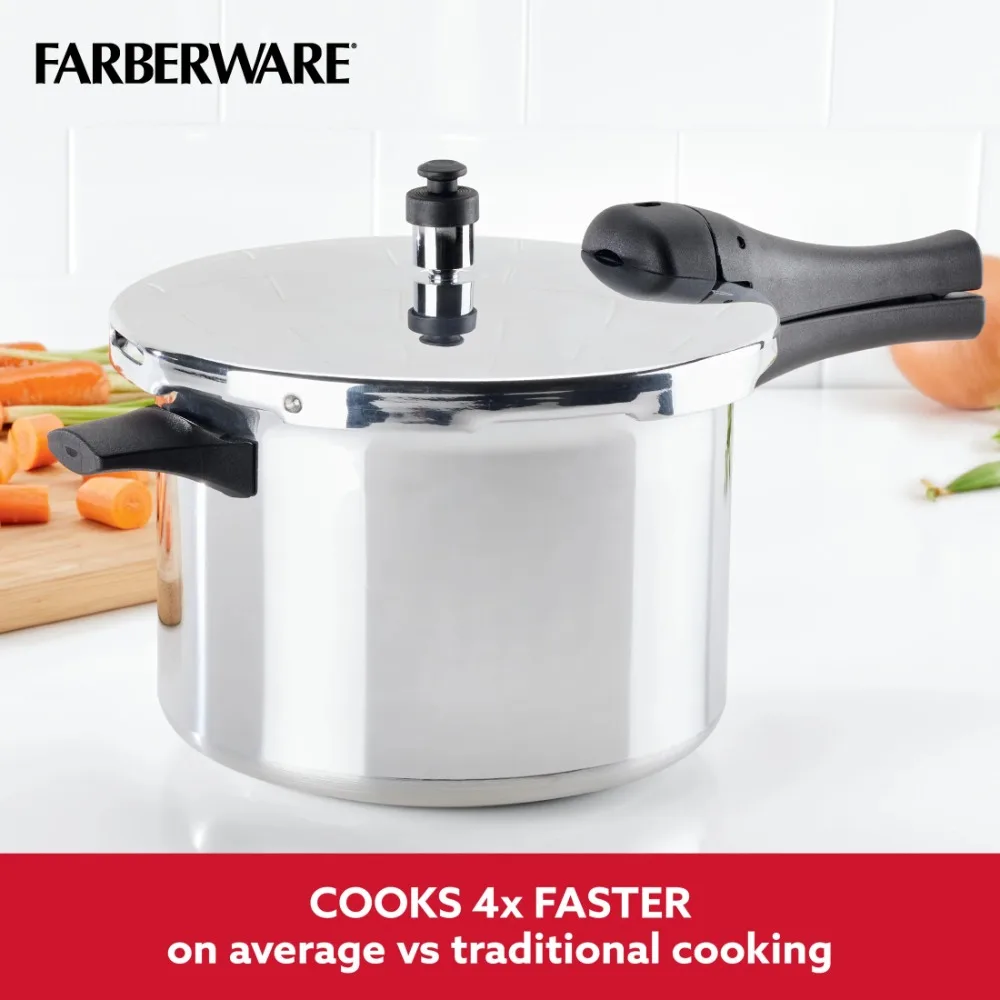 

Алюминиевая плита Farberware, 6 литров, 2025 г., 15 фунтов на квадратный дюйм, новинка