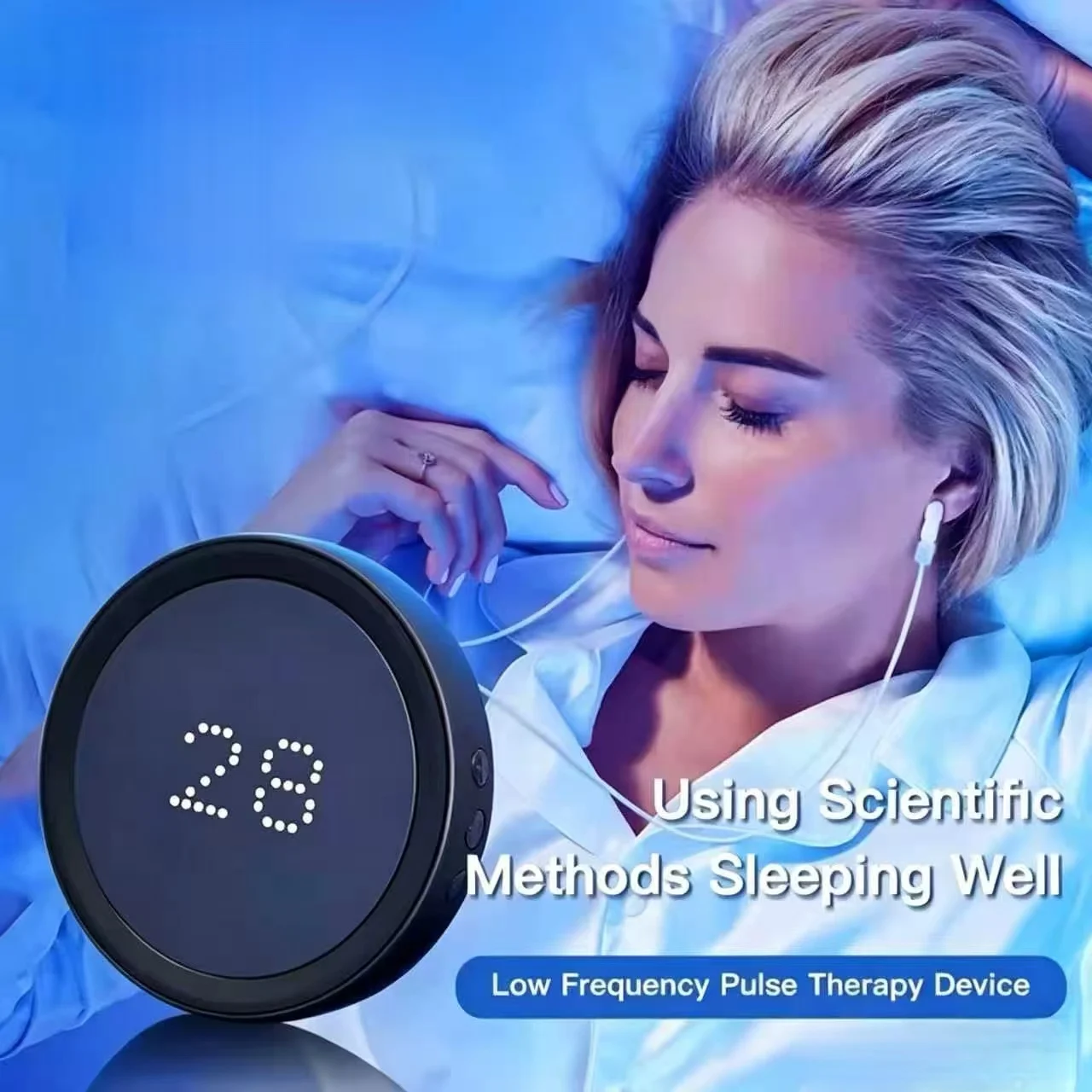 Ear Clip Vagus Nerve Stimulator for Insomnia Portable Device for Sleep Aid, Anxiety Relief & Neurofeedback