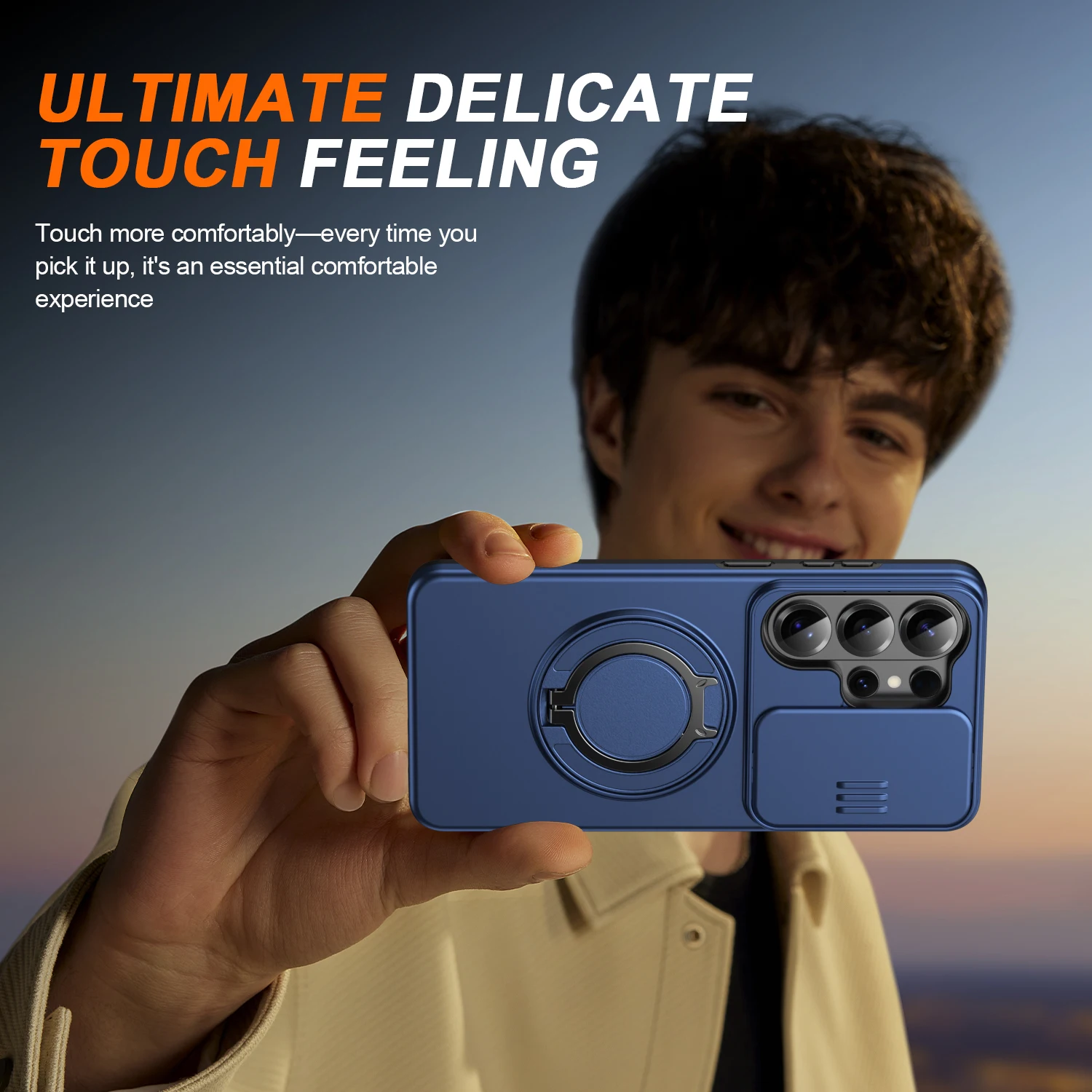 360° Rotate Shockproof Magnetic Stand Phone Case For Samsung S26 S25 S24 S23 Ultra Plus  Magsafe Slide Camera Protection Cover view 2