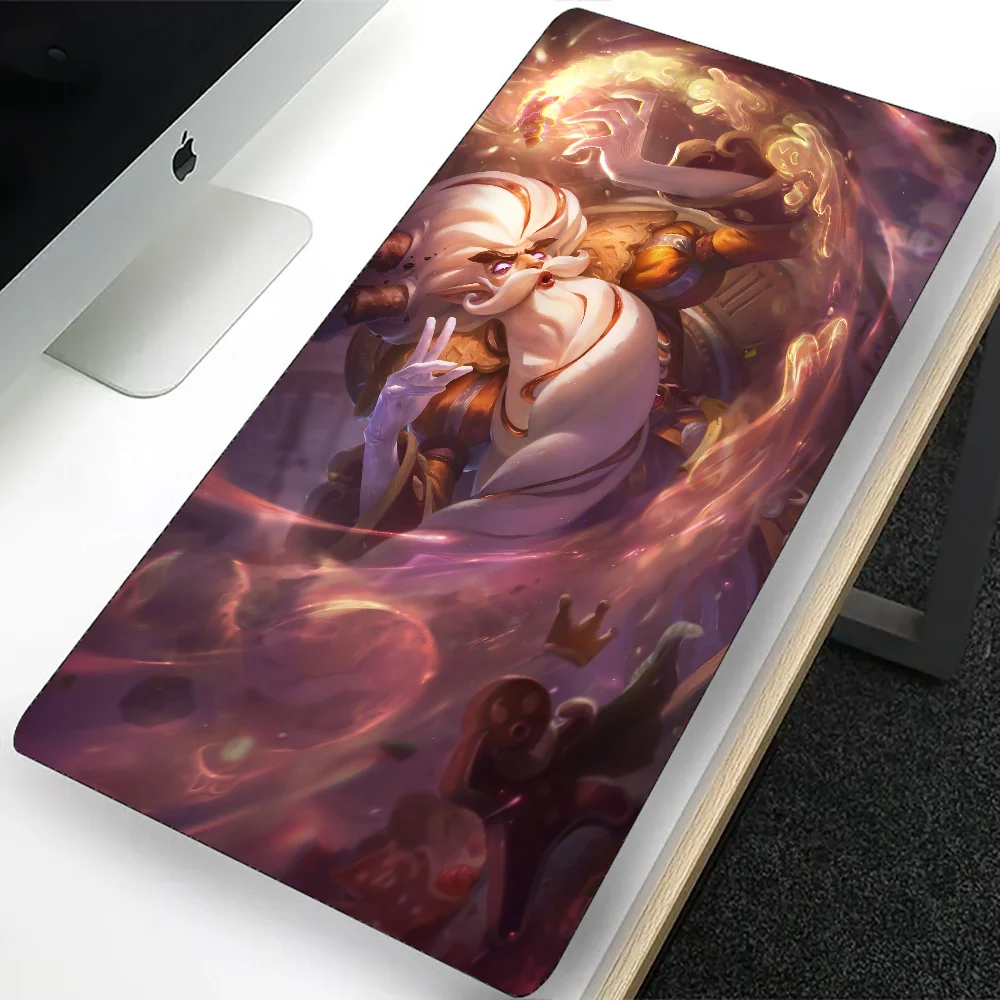 League of Legends Zilean Large Gaming Mouse Pad Computer Mousepad PC Gamer Laptop Mouse Mat XXL Office Keyboard Mat Desk Pad