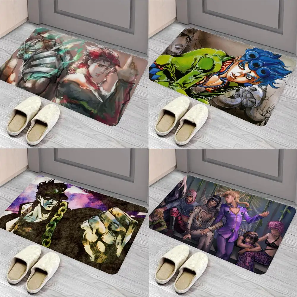 

JoJo's Bizarre Adventure Floor Mat Entrance Door Mat Nordic Style Home Doormat Bathroom-Toilet Mats Bedroom Hotel Decor Mat