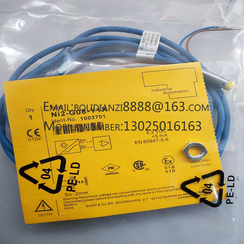 Neuer Näherungsschaltersensor NI2-G08-Y1X