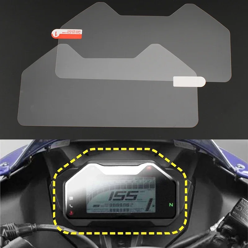 For Yamaha YZF-R3 R15 V4 2021 2022 Motorcycle Instrument Cluster Scratch Screen Protection Film Dashboard Screen Protector