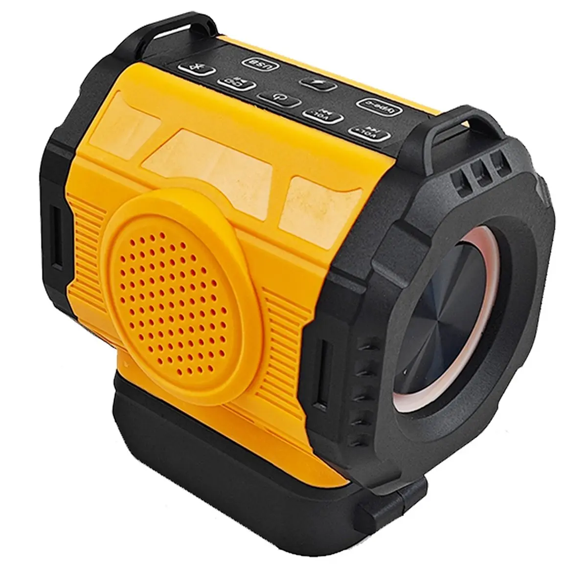 ABAN Bluetooth Speaker for 18-20V Lithium Battery USB Type-C Port Charge Player for Karaoke Party