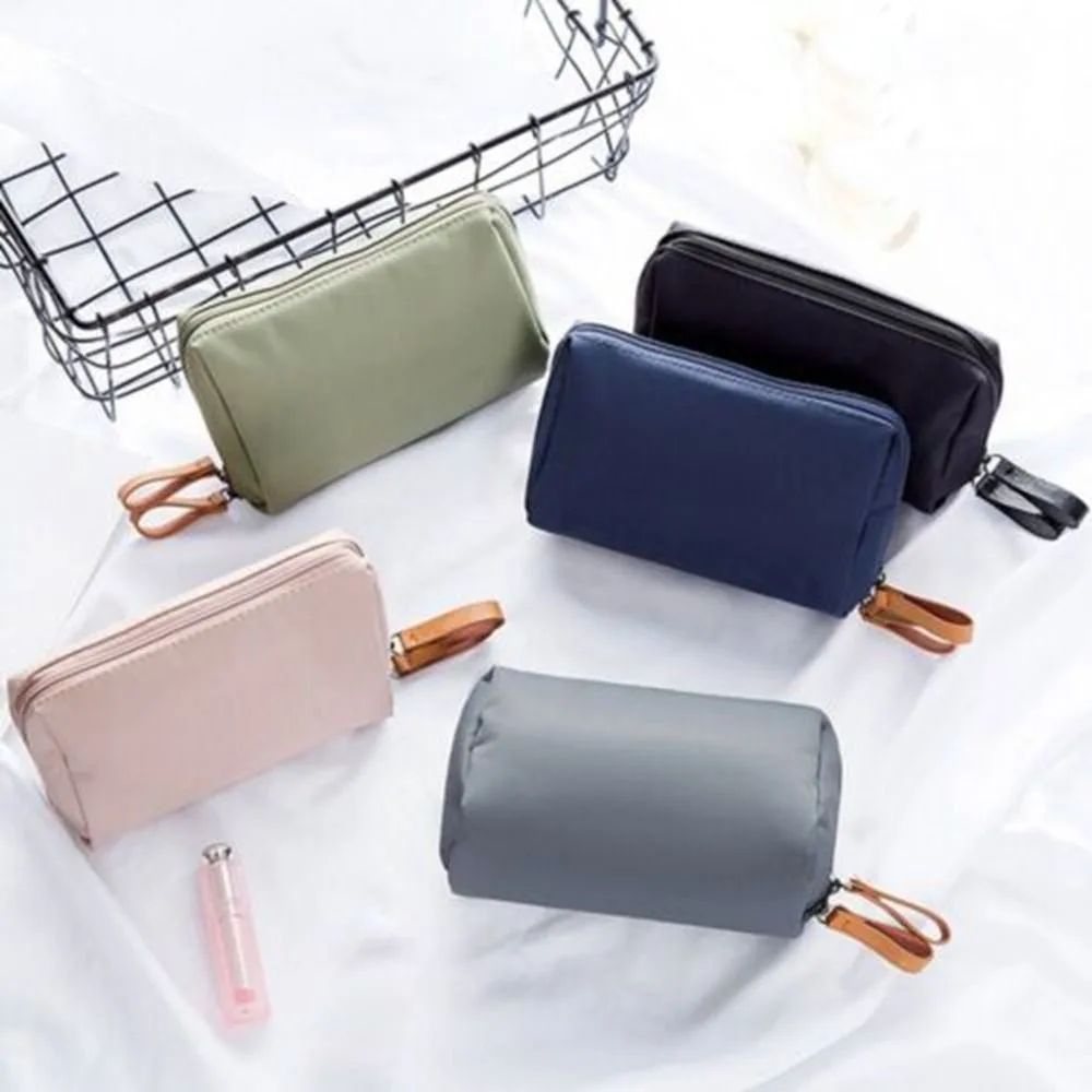 New Dacron Makeup Bag Multiple Colors Partitioned Travel Storage Bag Large Capacity Waterproof Handbag Home Furnishings