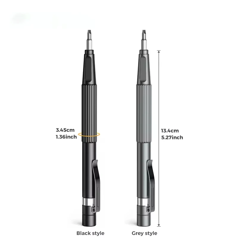 13 in 1 Precision Screwdriver Set Magnetic Bits Pen Style Manual Repair Tools Kit for Eyeglass Watch PC Jewelers Laptop iPhone