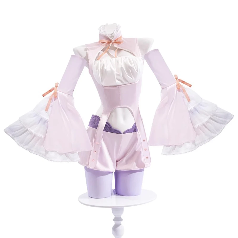 Mimori Byakuya Cosplay The Magical Girl And The Evil Lieutenant Used To Be Archenemies Costume Outfit Role Play Wig 160CM Prop