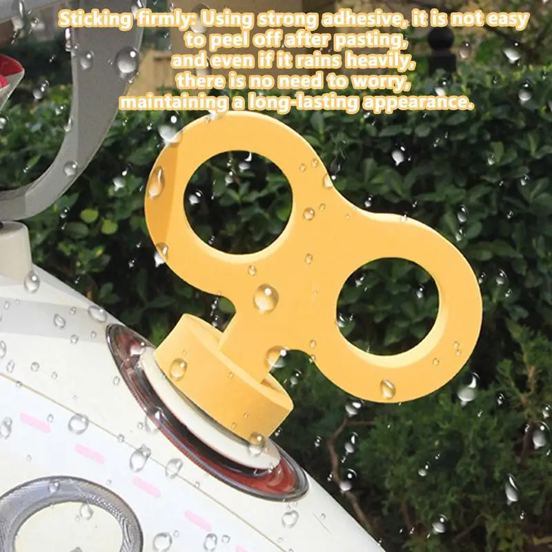 ثلاثية الأبعاد سيارة يختتم مفتاح لطيف عقارب الساعة يختتم مفتاح ل الجزء الخلفي من سقف السيارة الديكور ثلاثية الأبعاد ملصقات السيارات غريبة ملصق السيارات ديكور