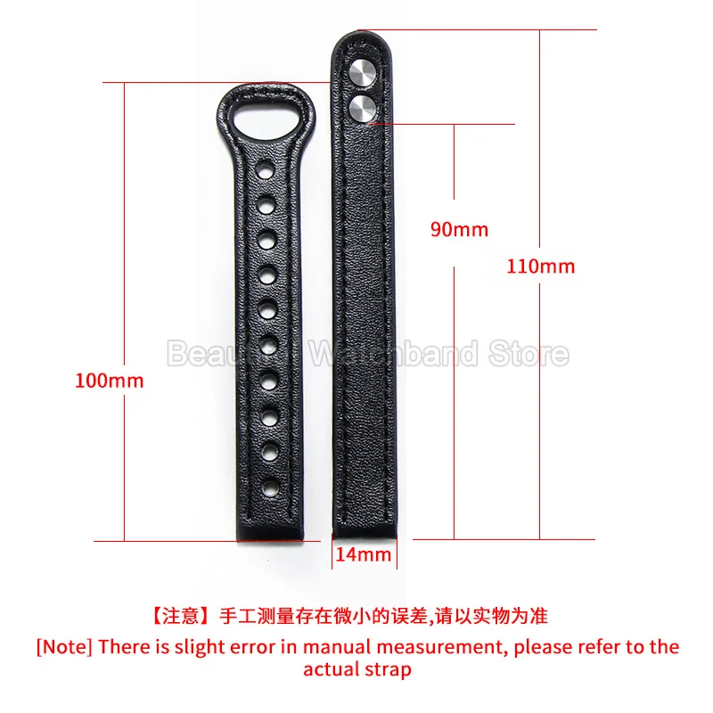 Creative Double Rivet Clasp Stylish Genuine Leather Premium‑Feel Breathable Women’s Watch Strap for Apple Watch9/11 Garmin Lily2