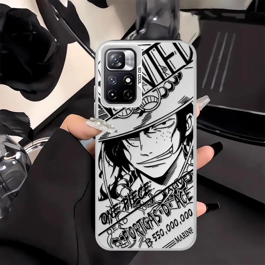 حافظة لهاتف Xiaomi Poco X3 NFC C51 X3 Pro C61 C50 غلاف ناعم قطعة واحدة Ace Roronoa Zoro