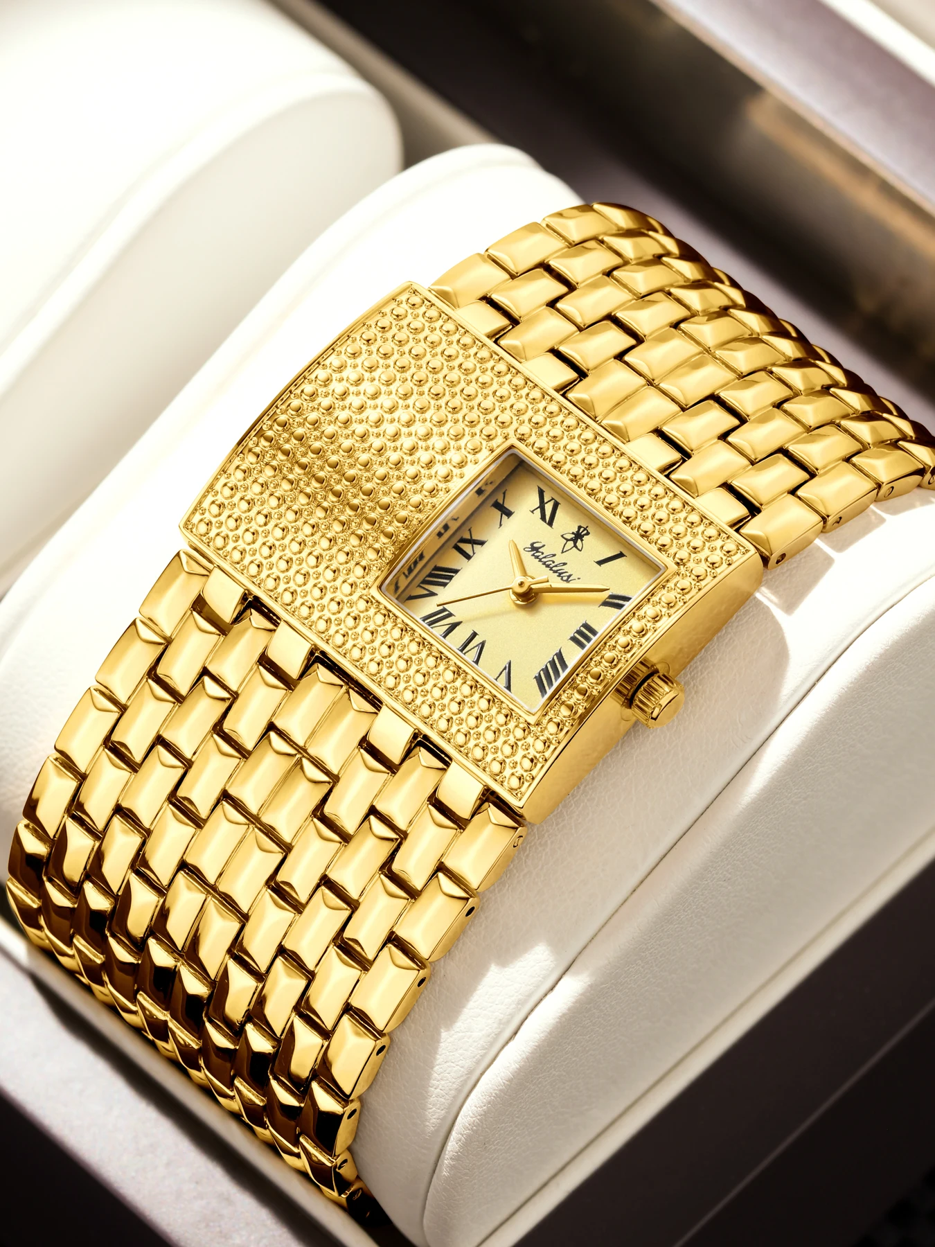 Image of YaLaLuSi Modische Vintage-Armbanduhr für Damen: Schlicht, elegant, lässig und geschäftstauglich – das perfekte Geschenk