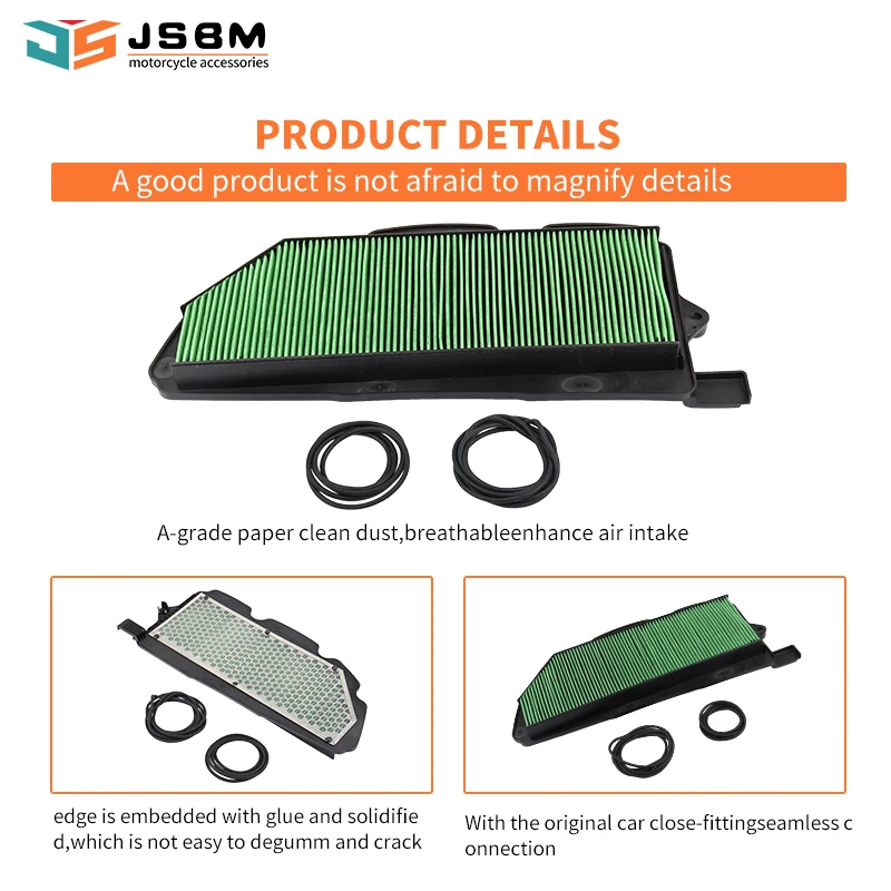 JSBM ATV Air Filter For HONDA Pioneer 1000 1000-5 Special Limited Edition EPS Forest Deluxe Trail EPS 1000-6 16-23 17215-HL4-AK0