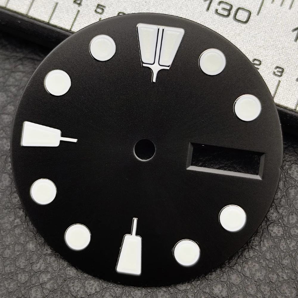 28.5 مللي متر تقويم واحد/مزدوج ساعة الطلب صالح ل NH35/NH36 حركة اكسسوارات ساعة أجزاء العقيمة ساعة الطلب