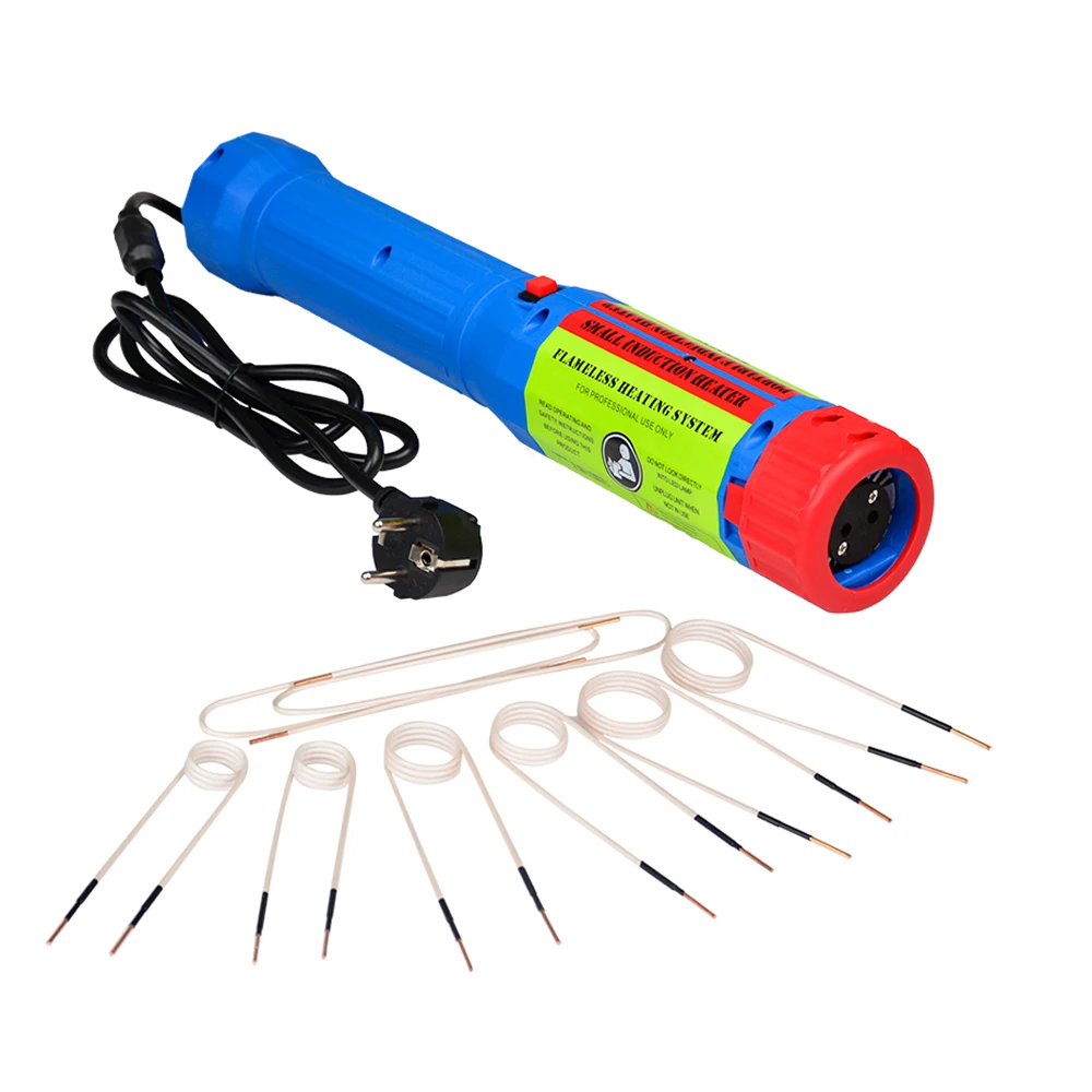 3/8 Coils 1400W Magnetic Induction Heater Kit Automotive Flameless Heat Induction Heating Machine Car Repair Tool