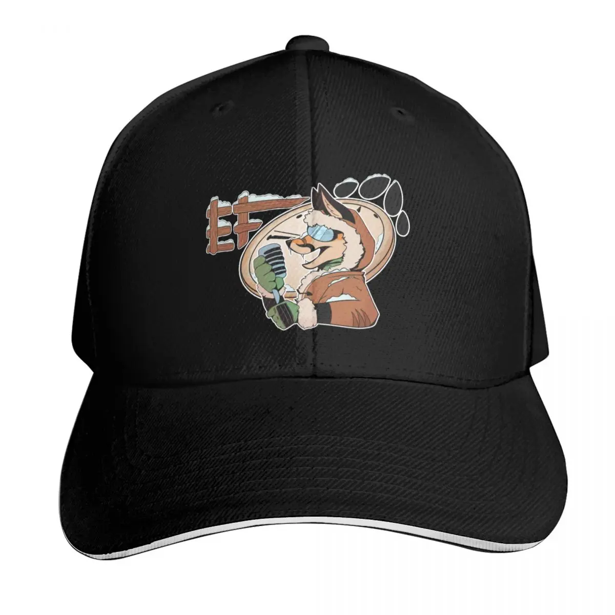 Eurofurence Online 2021 (Frozen in Time) Baseball Cap Breathable Mesh Back Adjustable Buckle Closure Moisture Wicking Quick Dry