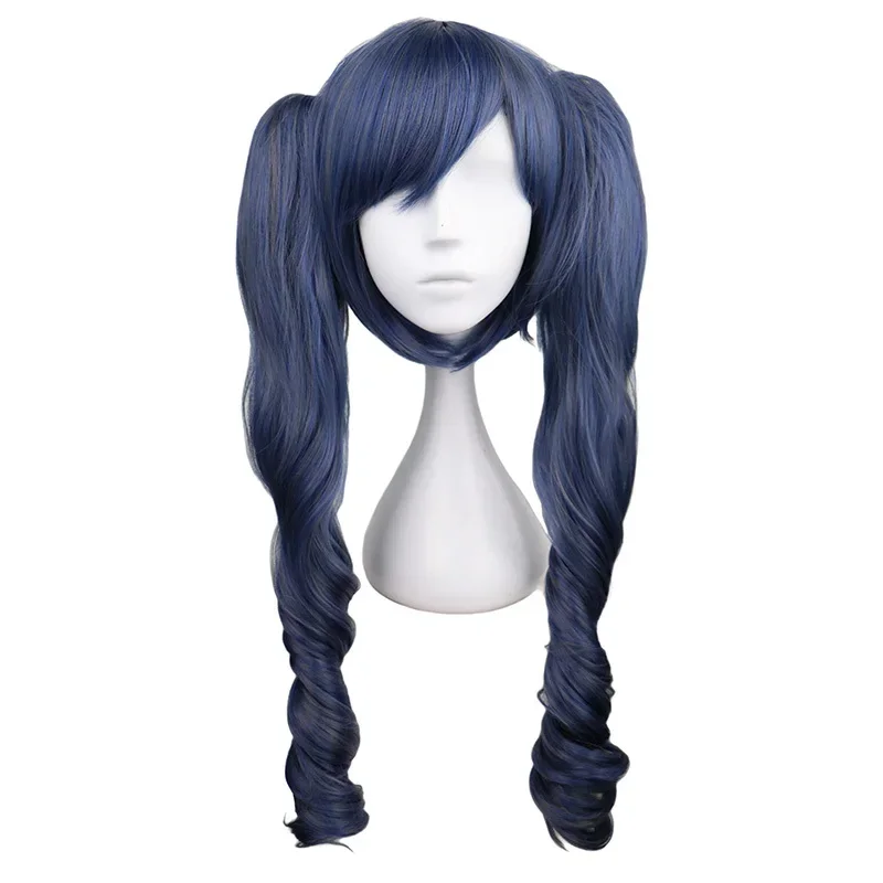 Cosplay Gray Wig Long Curly Wavy Costume Black Butler Kurohitsuji Ciel Phantomhive Synthetic Hair Cos Wigs Perucca Wigs Wigs