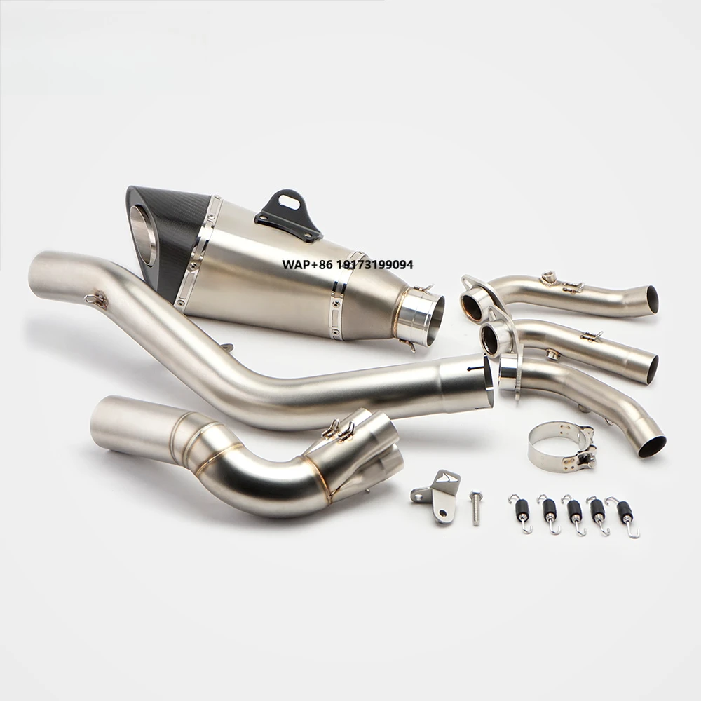 

Для ZONTES 703RR 2023 + 4-в-1 боковая полносистема разъема R11 Style zontes 703rr выхлопная система Supersport Track Racing High-Flow Design