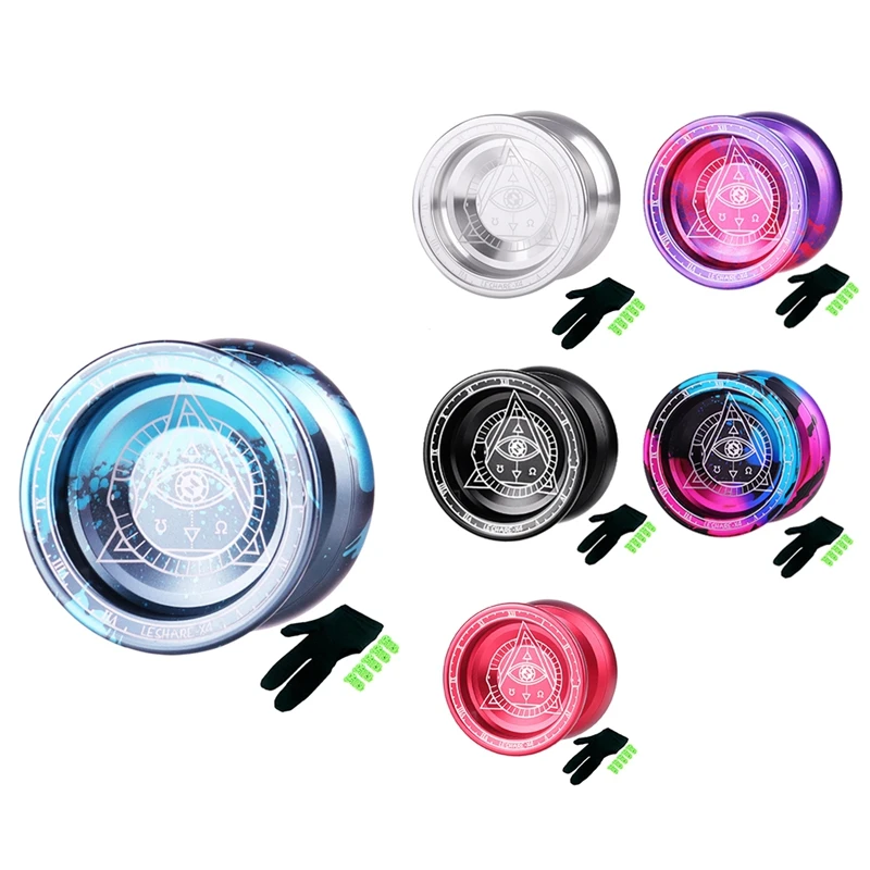 Professional Yoyo Alloy Unresponsive Yoyo 10 Ball Bearing Yoyo For Advanced Player Kids Beginner