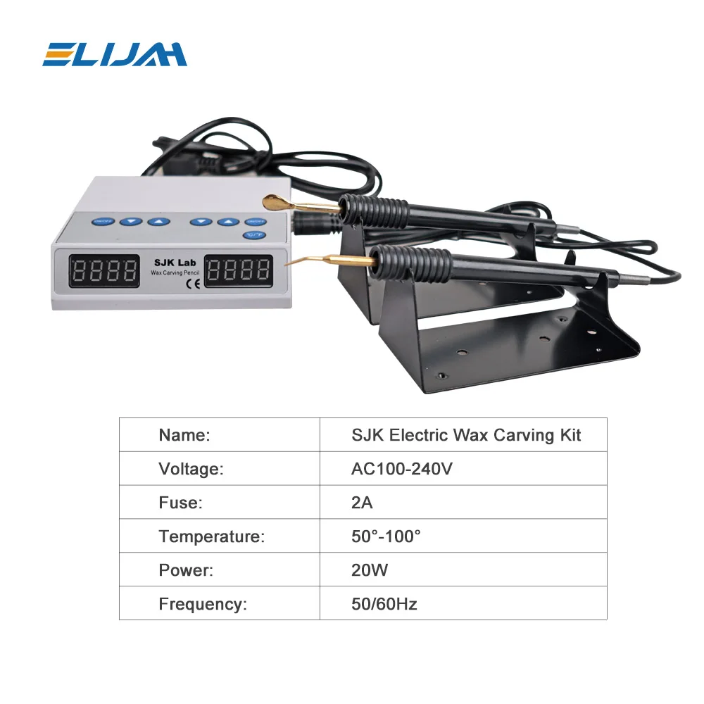 Dental Electric Wax Waxer Carver Contains Double Carving Pen Carving Wax Knife Dental Electric Wax Caring Kit For Dental Lab