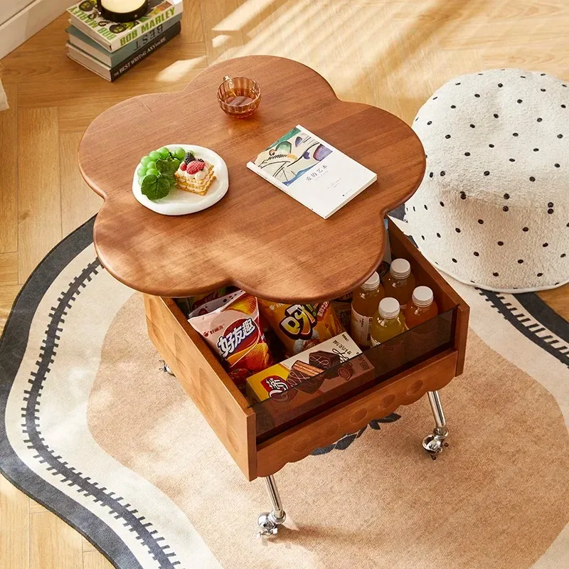 Relaxing Luxury Coffee Table Simple Modern Beauty Trendy Irregular Safe Side Table Space Saving Accent Couchtisch Home Furniture