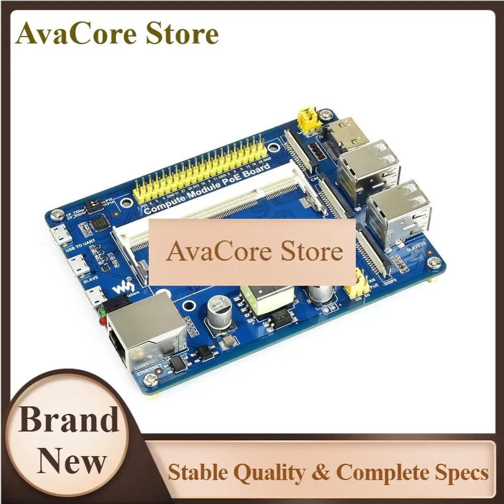 avacorecm3-io-board-cm4s-poe-usb-base-expansion-board-projects-for-raspi-rpi-raspberry-pi-compute-module-3-lite-plus-4s-accessor