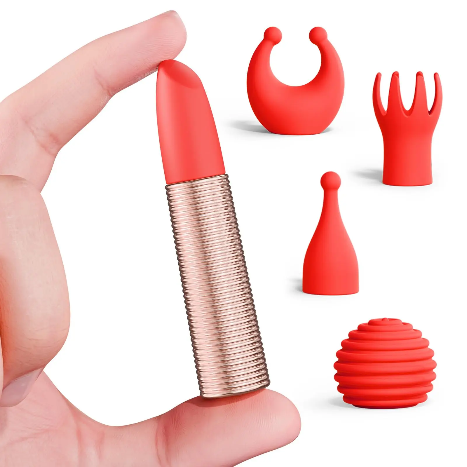 

Bullet Vibrator Has 10 Vibration Settings and 5 Different Sleeves, Female Sex Toy Mini Vibrator, Adult Toy Vibrator Adult Sex T