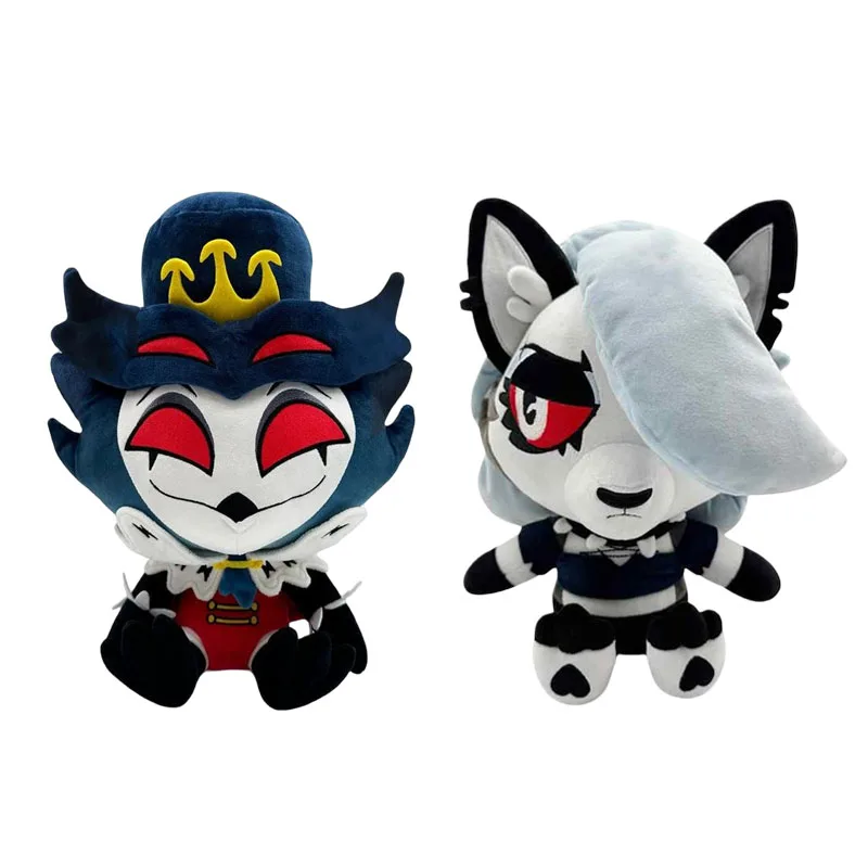 Nuevo Hazbin Hotel muñeco de juguete de peluche Loona Blitzo muñeco de peluche de dibujos animados personalidad periférica juguete decoración de habitación chica regalo de vacaciones