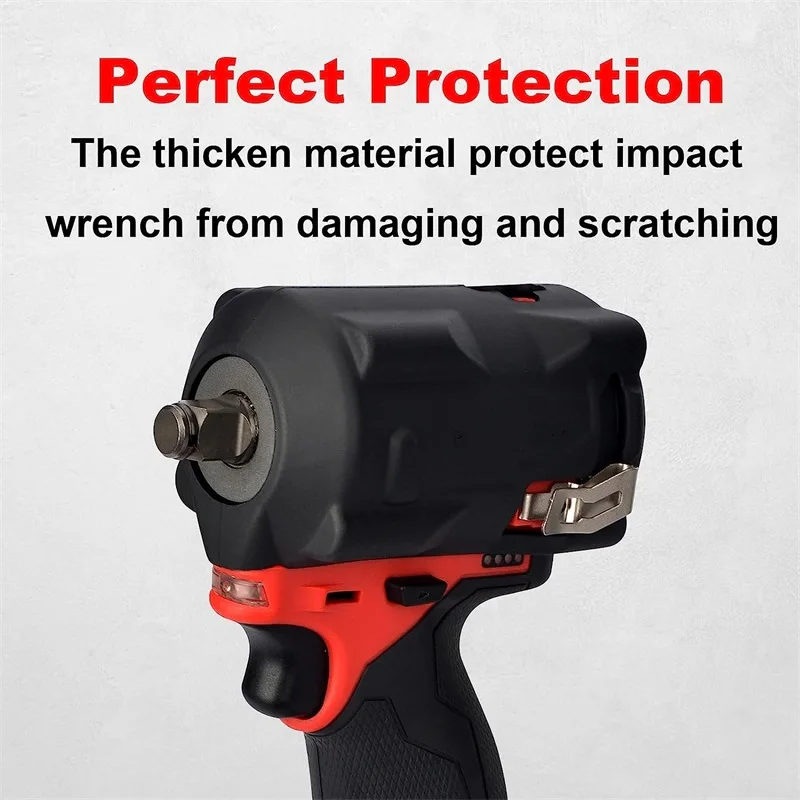 Tool Dust Boot Protective Sleeve 49-16-2554 For Milwaukee Strong Impact Wrench Protective Boot 2554/255 Power Tool Accessories
