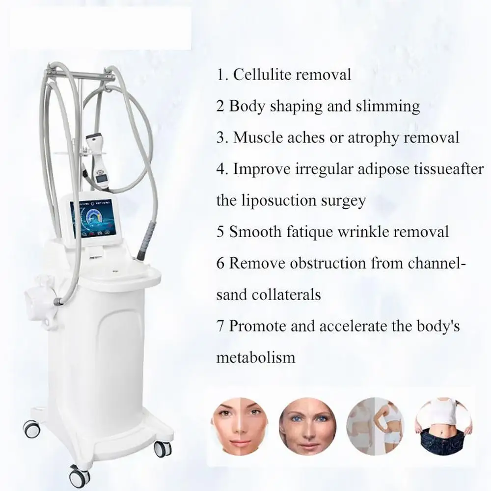 Professional Vela X9 Body Shape Massage Machine Roller Bipolar Vacuum Cavitation Face Lift loss weight Wrinkle Remover Firming