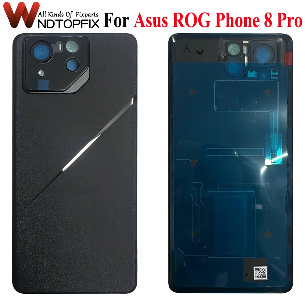 

Battery Cover Rear Door Housing Case 6.78" For Asus ROG Phone 8 Pro AI2401 AI2401_A Back Cover with Logo Replacement Parts