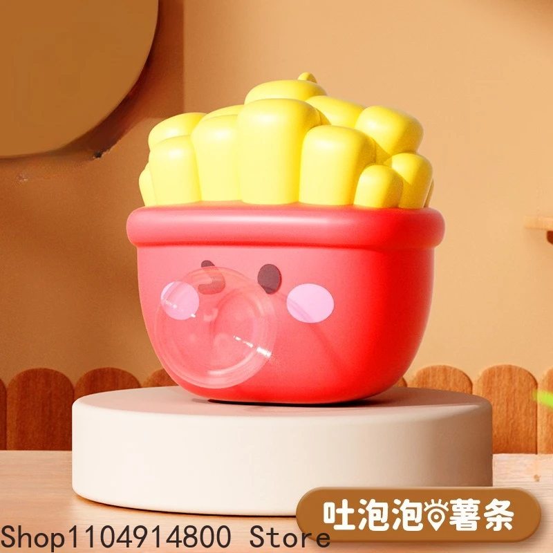 Cute Food Series Spitting Bubbles Squishy Squeeze Toys Anxiety Stress Relief Sensory Antistress Toys For Adults Kids Toys Gifts