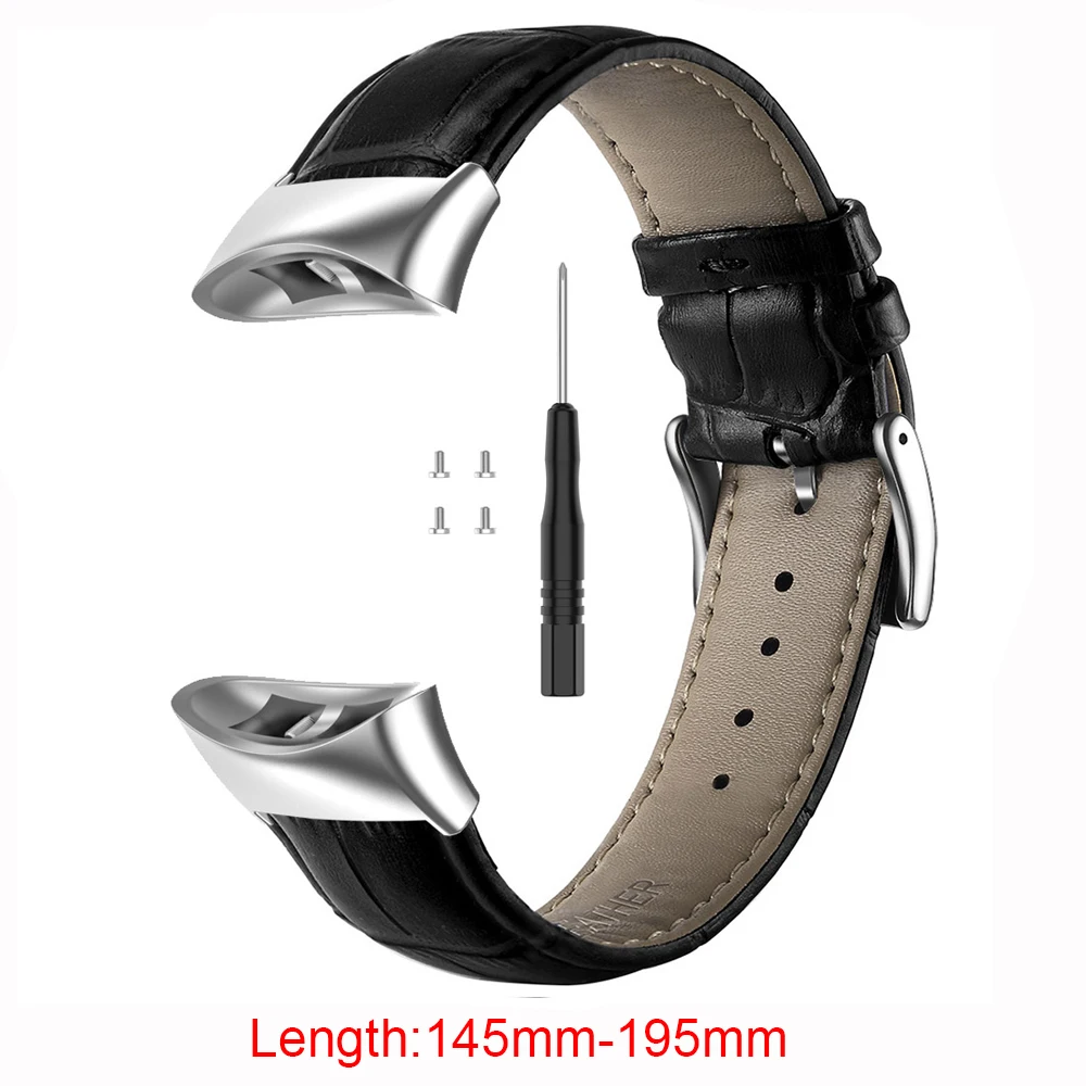 Soft Leather Band For Garmin Forerunner 45 45S Women Men Watch Strap Loop For Garmin Swim 2 Belt