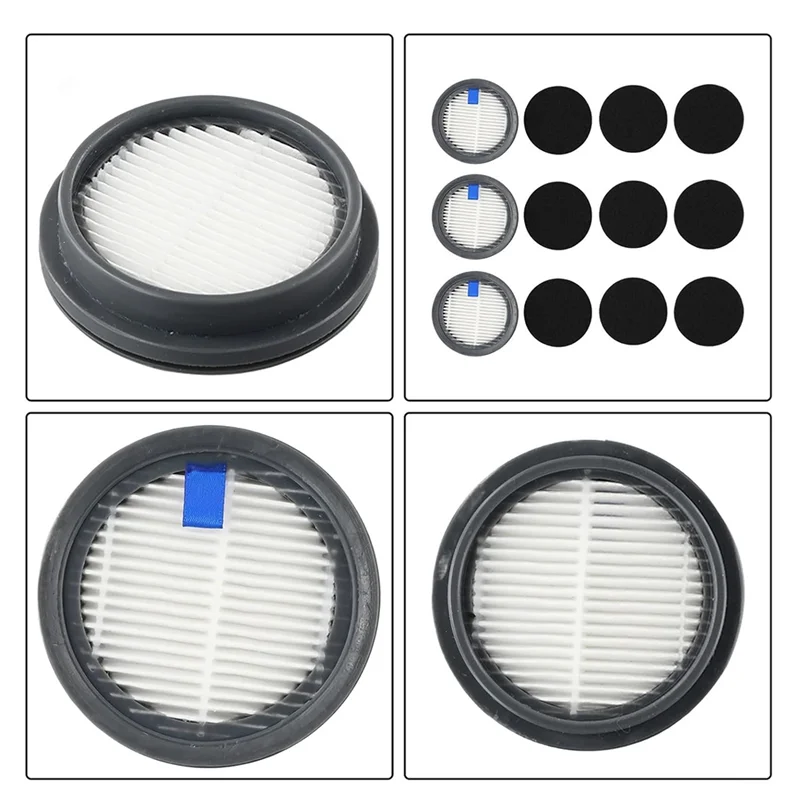 فلتر ABJY-HEPA وفلتر إسفنجي لسلسلة Afoddon A200pro/A200 ORFELD B08/C10A/C10G NEQUARE S12، S25، S26، S25pro اللاسلكية