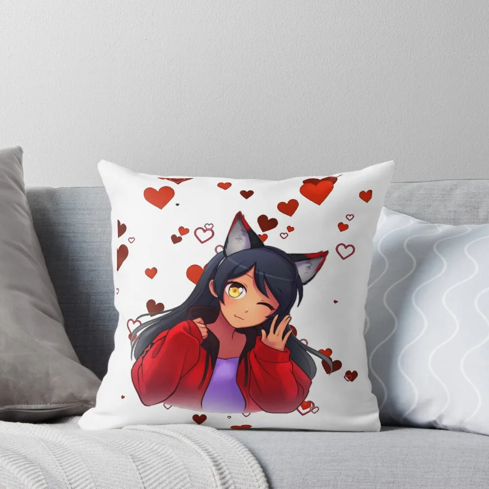 cute aphmau Throw Pillow Couch Cushions Cushion Cover Set pillow