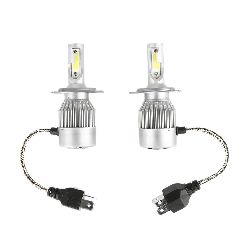 Power 488W 48800LM H4 6000K White LED Light Energy Saving Headlight Vehicle Car Hi/Lo Bulbs Kit 12V-24V