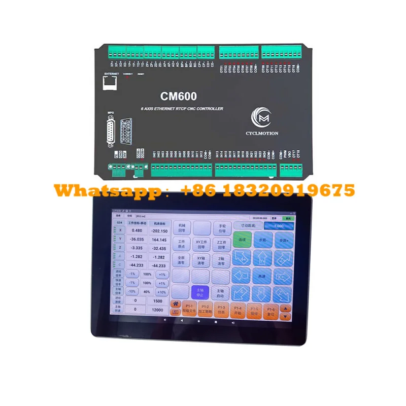 CyclMotion 3axis 4axis 5Axis CNC Motion Control System Offline Controller 10-Inch Android All-In-One Machine Supports ATC RTCP