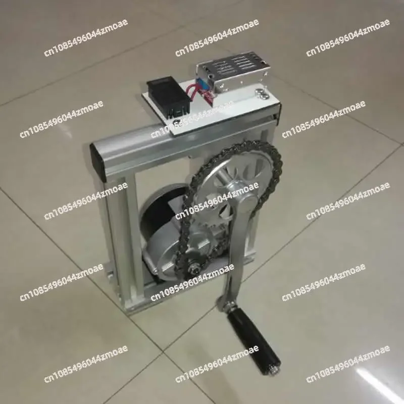 100W Hand Crank Generator 12V24V Aluminum Alloy Structure (send Voltmeter Rectifier Bridge) Teaching Equipment