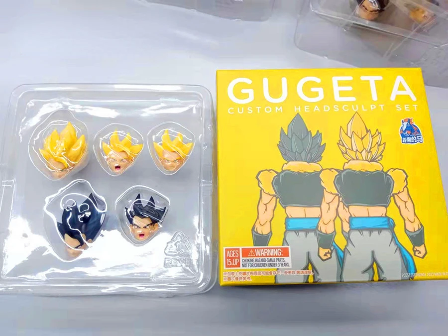 W magazynie czarujący koń magiczny pakt ruchoma Dragon Ball SHF Gogeta zestaw akcesoriów kolekcja figurek prezenty