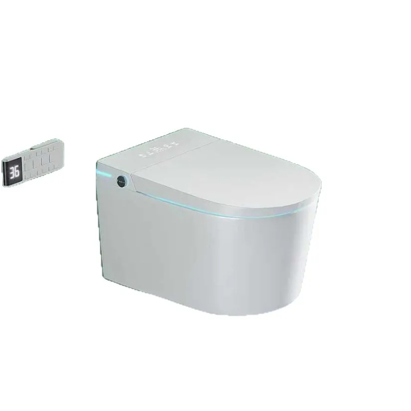 Wall-mounted Smart Toilet Remote Control Instant Hanging Toilet Hotel Apartment Wall Bracket No Water Pressure Limit