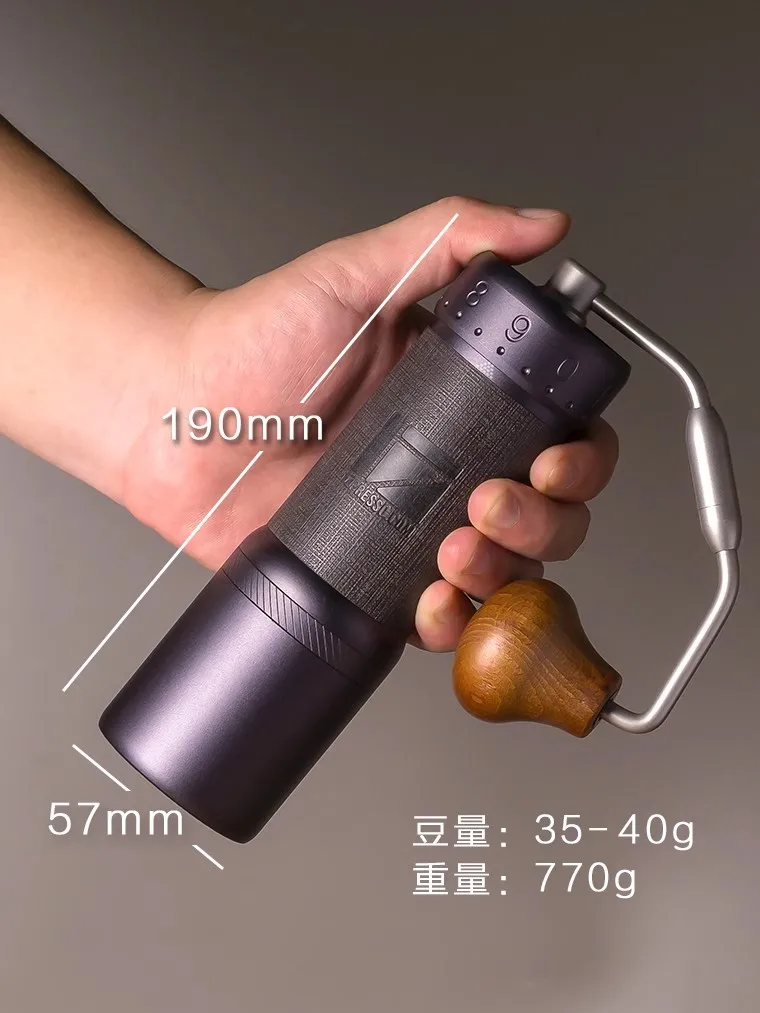 1zpresso J Ultra super portable coffee grinder manual coffee bearing Black burr super coffee grinder