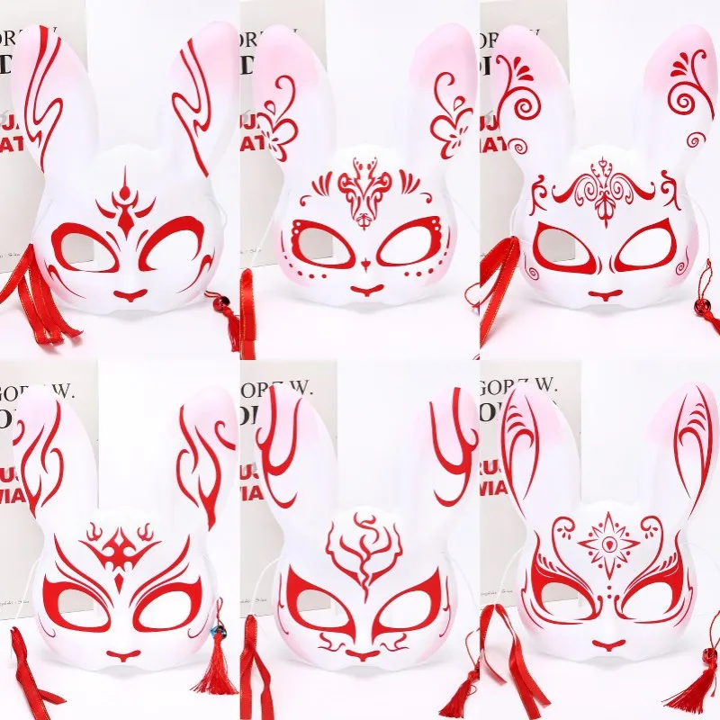 

Bunny Rabbit Mask Costume Party Halloween Supplies New Year Easter mask half-face mask make up