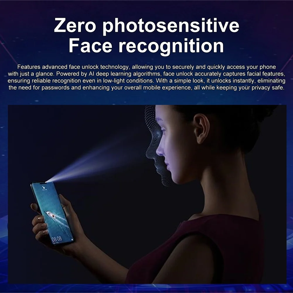 K-Touch 5G Smartphone 17 Pro Max 22G+2TB Cell Phone 7.3inch Full Display Mobile Phones Face Recognition 16+48MP Camera 5G Dual Sim 7800mAh Battery Android 15 Cellphones