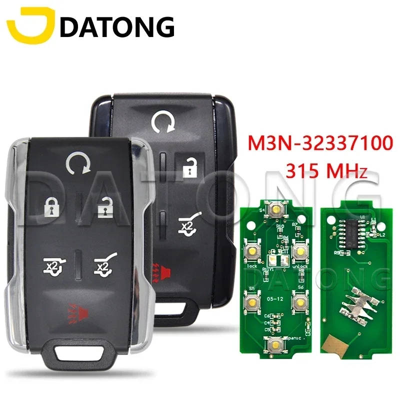 

Datong World Car Remote Key For Chevrolet 2014-2018 Silverado Colorado GMC 315Mhz FCCID M3N32337100 Keyless Entry Control