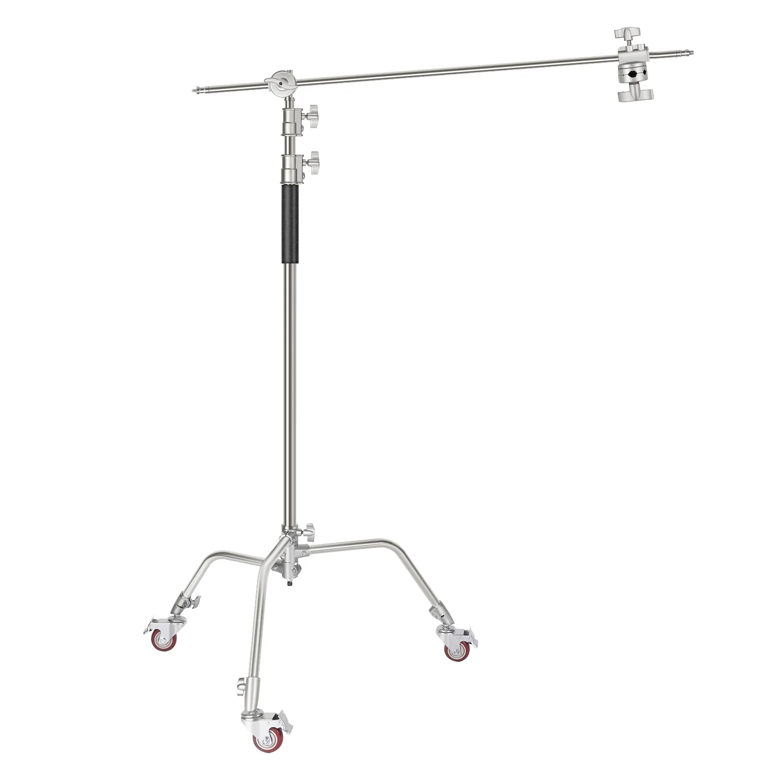 

Neewer Metal C Stand Light Stand With Wheels,Adjustable Reflector Stand With Boom Arm For Photo Studio Video Reflector,Monolight