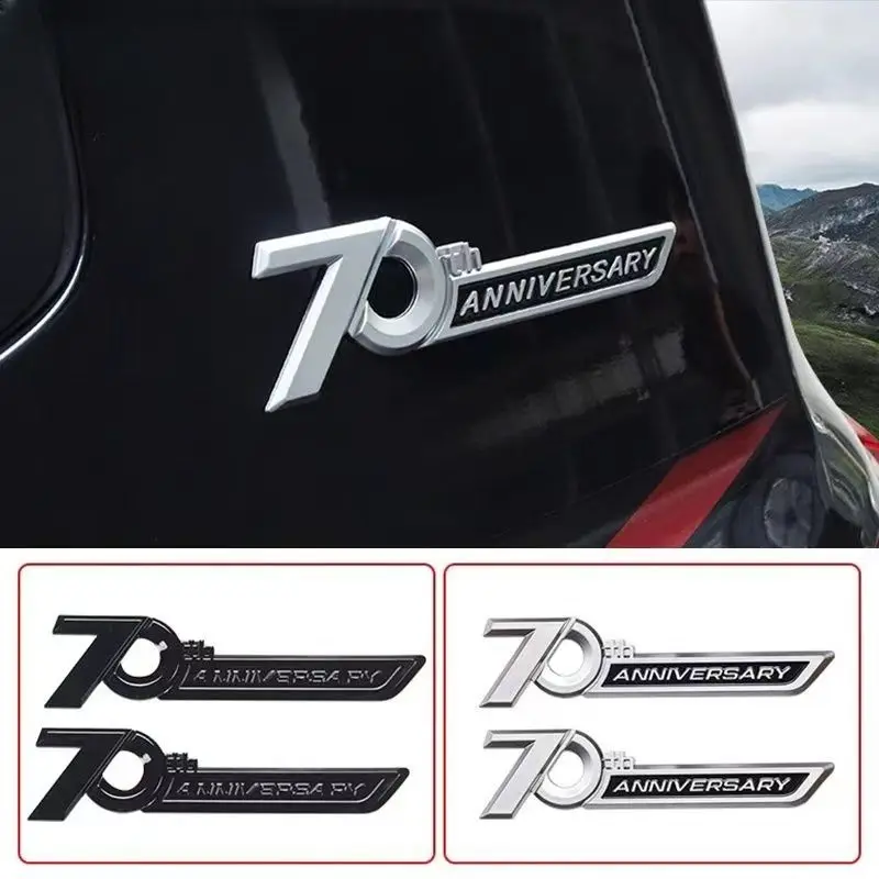

Для Toyota Land Cruiser боковая эмблема 70-летия 60-летия эмблема значок багажника наклейка качество ABS