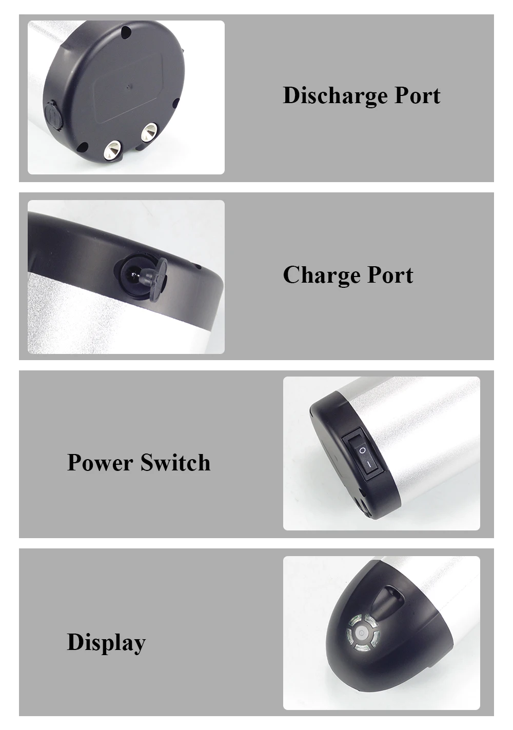 

40 pcs 18650 cells Side Release Ebike Battery Box Solutions 36V 48V Water Bottle Sondors Electric Battery Case