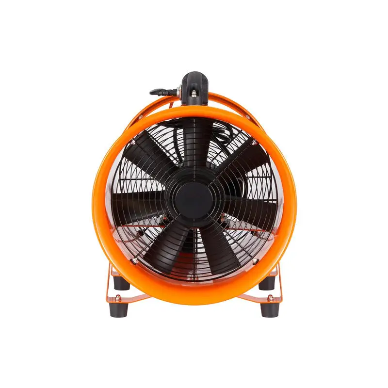 Bauventilator mit 365 W AC-Motor, Baubelüfter 2810 U/min, Bauventilator, Gebläse 1214 L/s (2574 CFM), Axialventilator, 10 m Schlauch, Axialgebläse 79 dB Geräuschpegel, Industrieventilator IP44